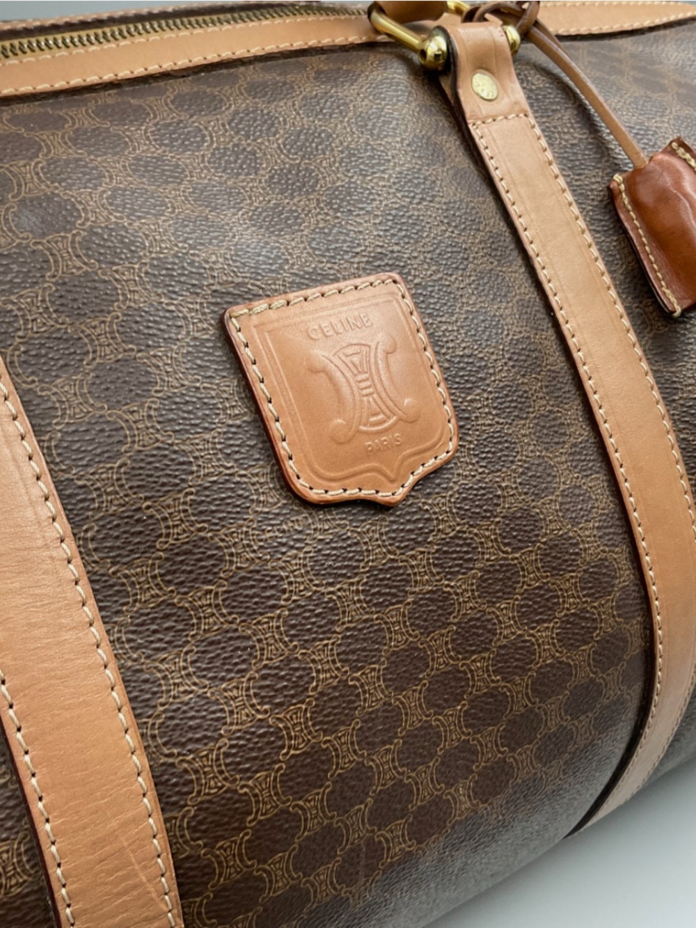 Celine Triomphe Macadam Boston weekend travel bag (MSRP $2,700) - Picture 2 of 10